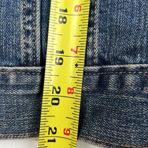 Too-She-She Upcycled Gorgeous Tapestry  Gap Denim Jean Jacket - Picture 10 of 10